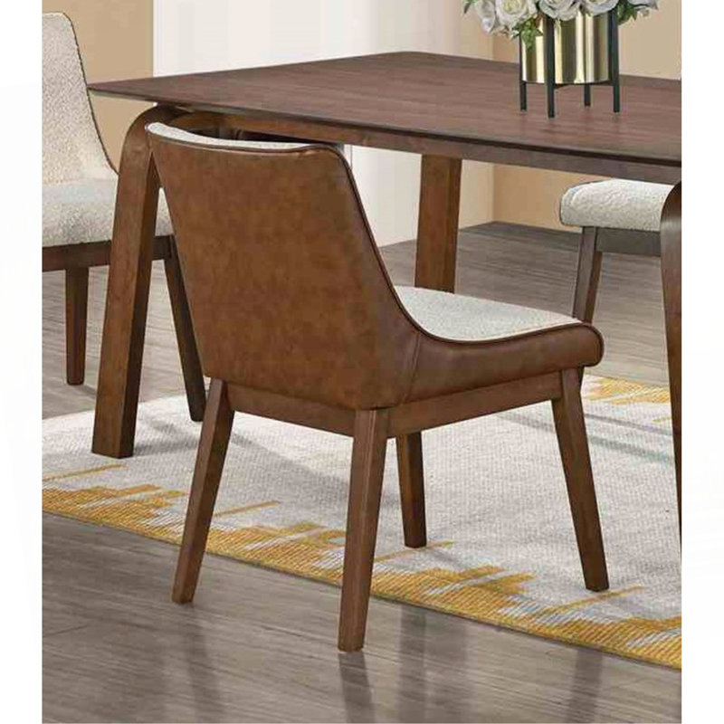 Chaise d'appoint 2 pièces Mid-Century