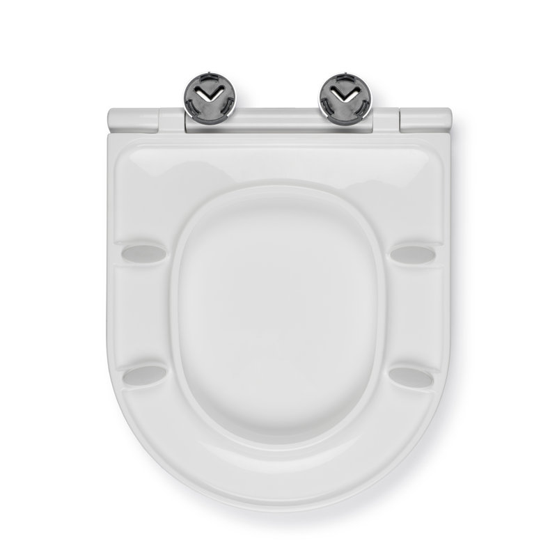 Kisdon Soft Close Round Hard Toilet Seat