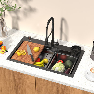 30'' L Single Bowl Stainless Steel Kitchen Sink