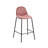 Lazio Velvet Bar Stool with Iron Legs-1374363111-1468054091