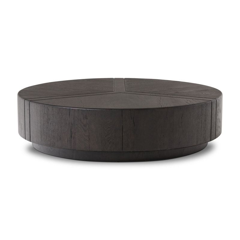 Renan Solid Wood Coffee Table, Black