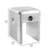 Industrial 24.02"H Square End Table in Aluminum