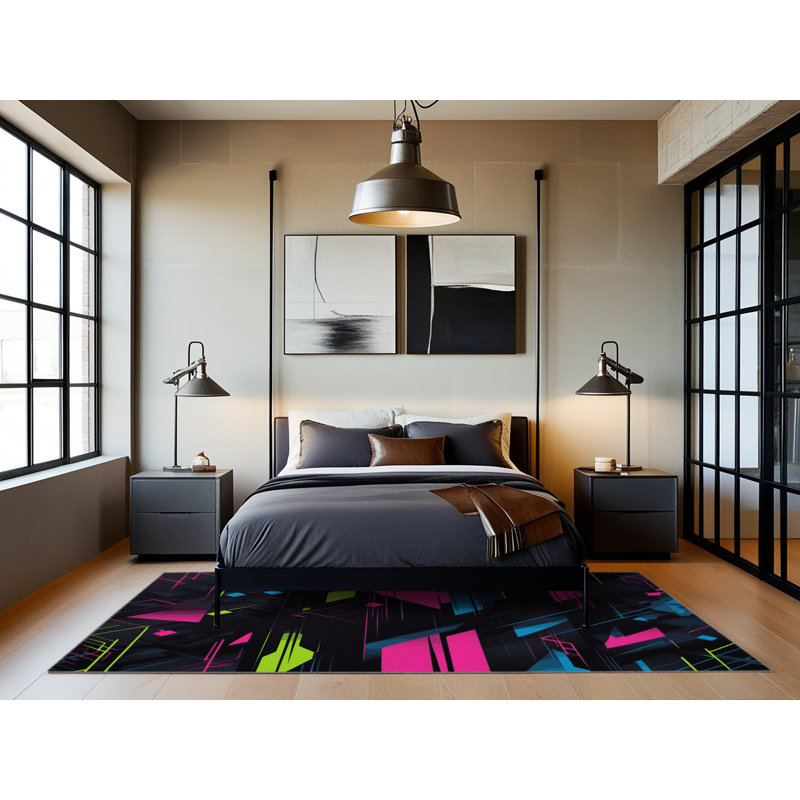 Electric Fusion Rug, Rectangle 2' x 3'