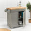 PORTLAND SOLID WOODEN TOP KITCHEN ISLAND-36579290