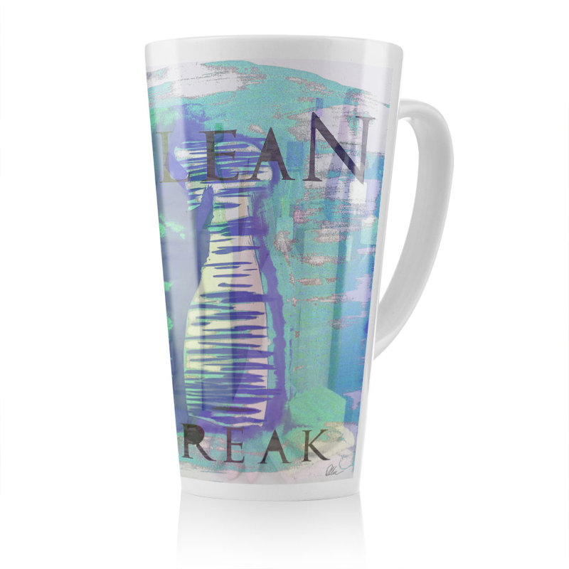 Clean Freak Latte Mug, Blue