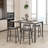 Upholstered Counter Stool with Solid Wood Frame-707199409
