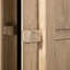 Armoire de rangement en orme récupéré de 83 po de hauteur avec portes doubles Rowan
