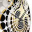 Alexyanna - Horloge murale géométrique abstraite-1572483449