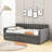 Markar Twin Size Two Drawers Upholstered Daybed-1635207098