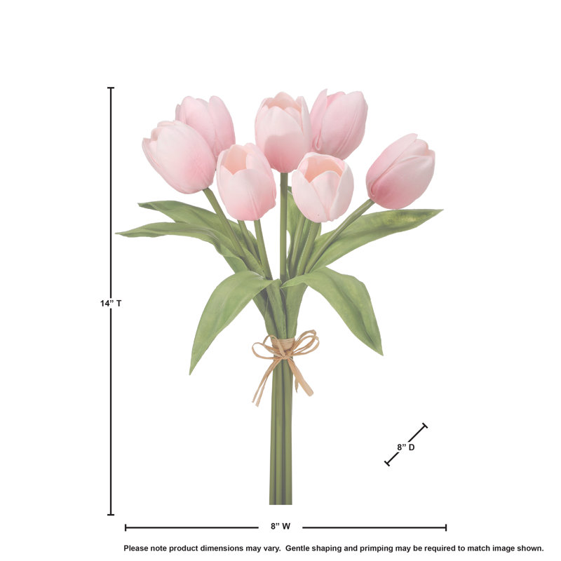 Arrangement floral tulipe, Rose
