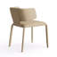 Chaise d'appoint rembourrée en cuir avec siège rembourré Saddle-11851420