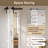 84'' Solid Manufactured Wood Louvered - primed with Installation Hardware Kit Bi Fold Barn Door-99309711