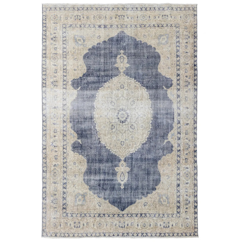 Tapis Isparta tissé à la main Asra Medallion