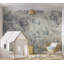 Adhésif mural floral pelez et collez - Jardin gris-1495456570