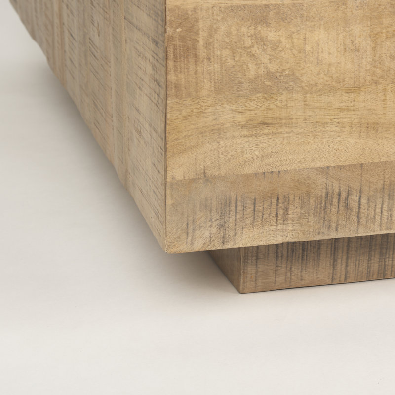 Table basse Attleboro, Marron clair