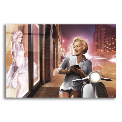 Vitrine Marilyn par JJ Brando - impression sans cadre