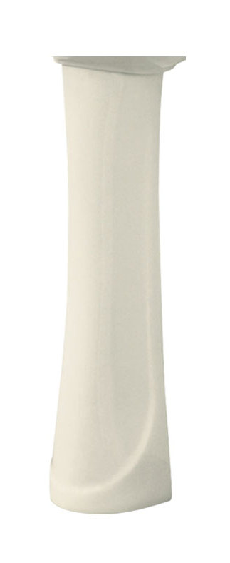 Madison Vitreous China Pedestal Leg, Biscuit