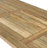 Solid Wood 10-Person Outdoor Dining Table