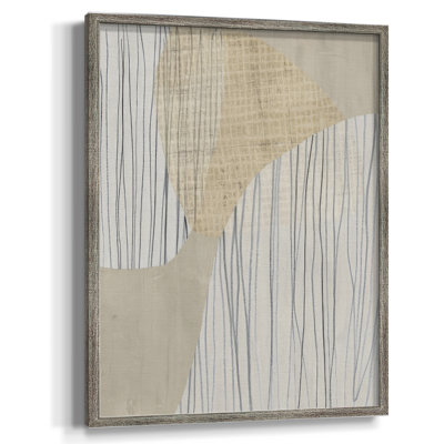 «Paper Stones II», reproduction encadrée - bois massif
