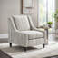 Fauteuil d'appoint en flanelle Rebecca