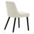 Morden Solid Back Side Chair, Upholstered Kitchen Dining Chair, PU Leather-888584135