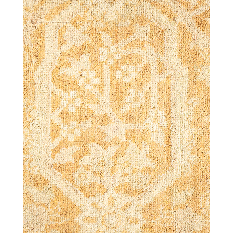 Tapis unique en bronze noué à la main de 8 pi 1 po x 10 pi 7 po Keenan
