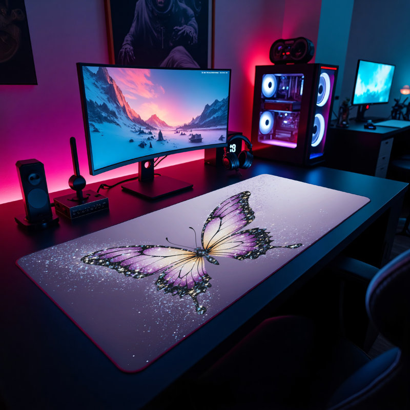Polyester Desk Pad, 23.6x13.8
