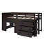 Lit mezzanine avec armoire et tablette-1368861485