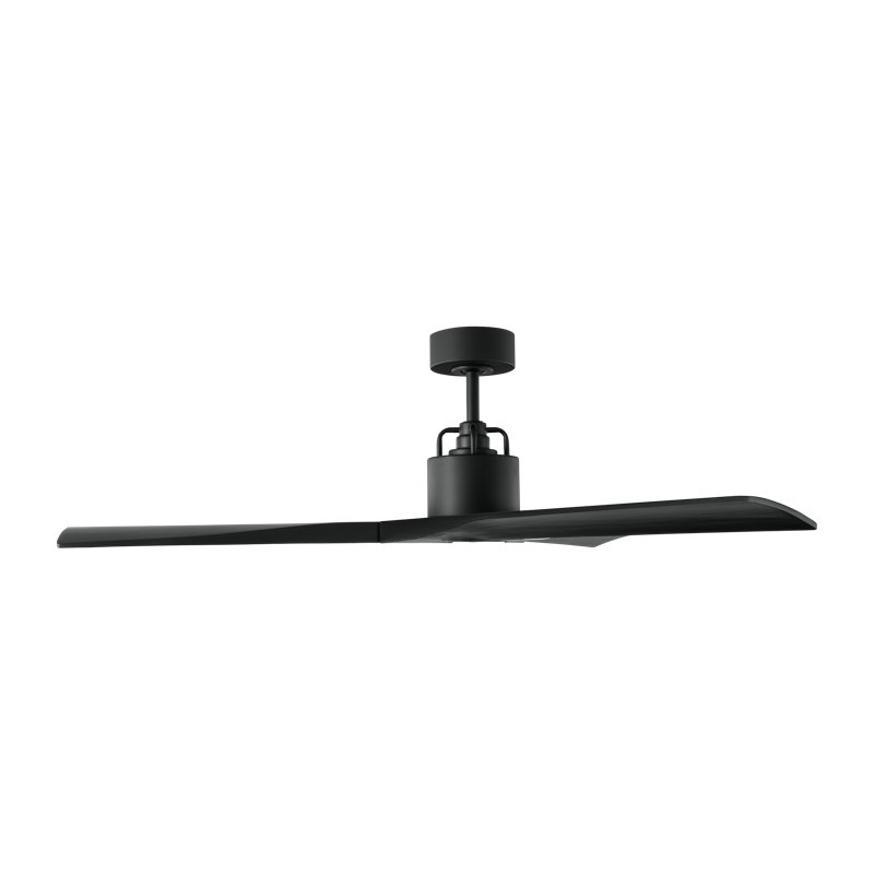 Alma Smart Downrod Ceiling Fan, Midnight Black, Midnight Black
