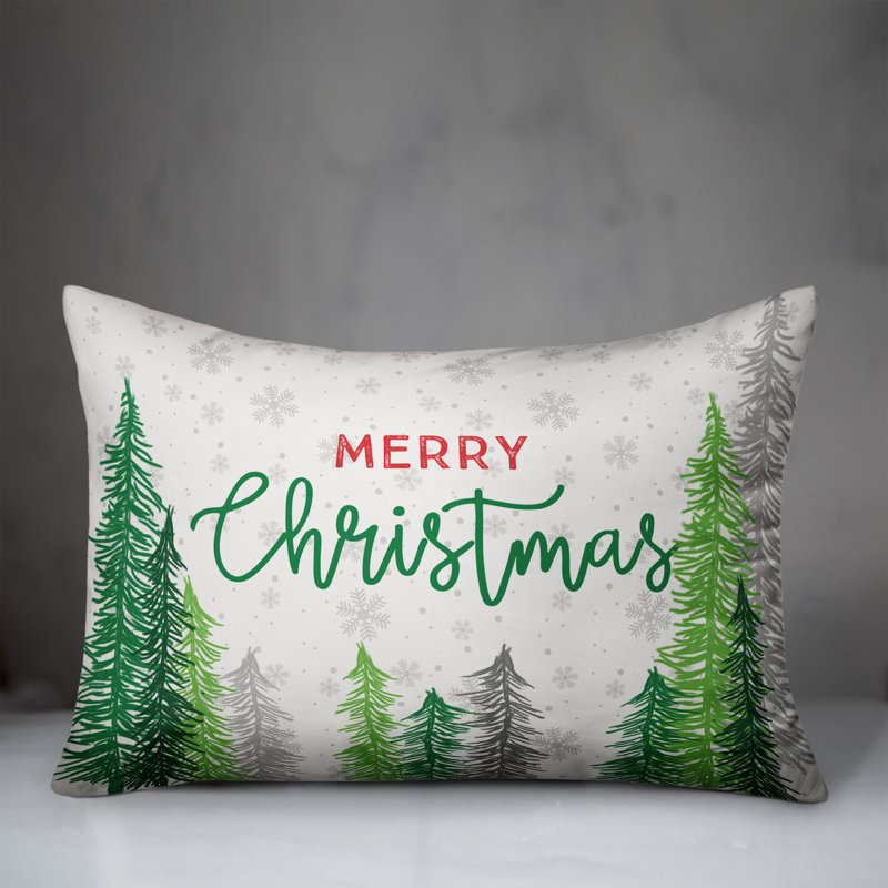  Coussin Merry Christmas Forest
