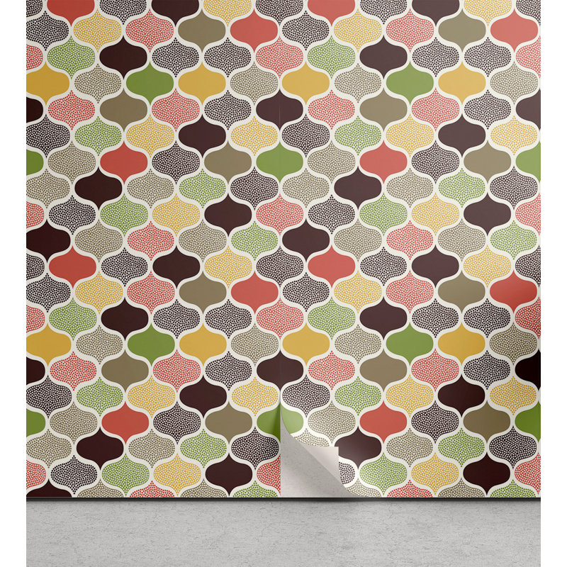 Rouleau de papier peint adhésif Jabri, L 13 po x L 100 po