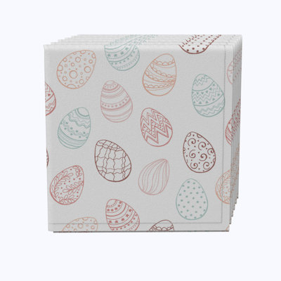 Dalena 100% Cotton Geometric Square Napkin
