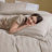 3-Piece Full Woven Striped Duvet Set