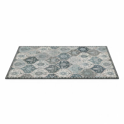Tapis marocain à motif treillis lavable 2 x 3, petit tapis d'intérieur antidérapant, petit tapis oriental pour cuisine, entrée, salle de bain