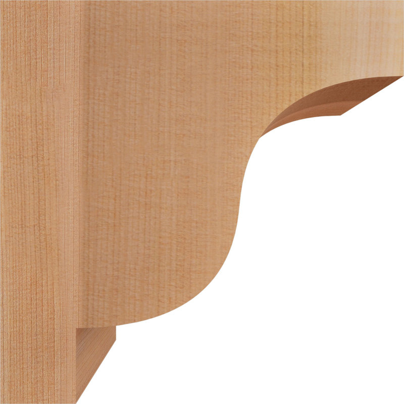 Newport Corbel, H 8 po x l 3,5 po x P 8 po, Cèdre rouge, Lisse