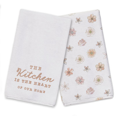Cotton Floral Tea Towel Kitchen Towel