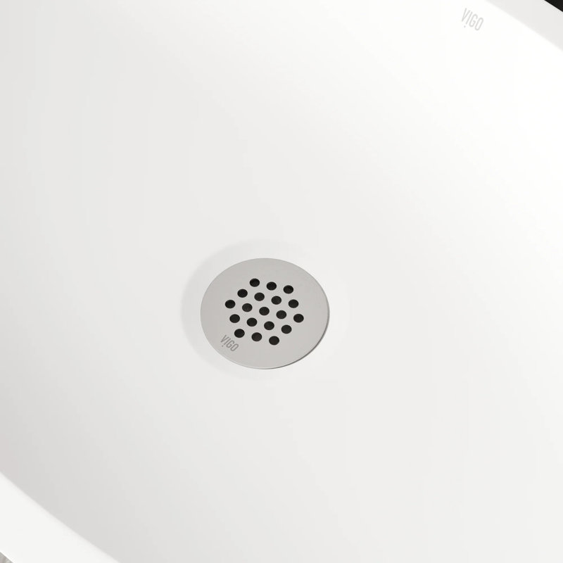 Drain de lavabo de salle de bain à vasque, Nickel brossé