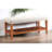 Charla Fabric & Oak Finish Bench-496043724