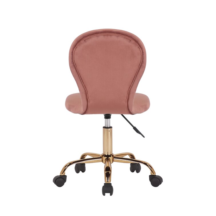 Adan Task Chair Etta Avenue Upholstery Color: Tan