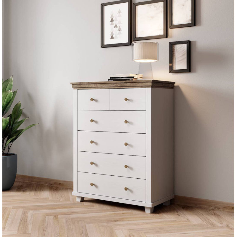 Beeler 90cm W Chest of Drawers, Abisko Ash