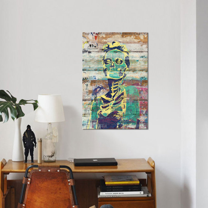 «Life and Mort», impression sur toile, H 12 po x l 8 po x P 0,75 po, Toile tendue, Pas de tapis