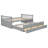 Daybed With  Trundle And Drawers-1391805728