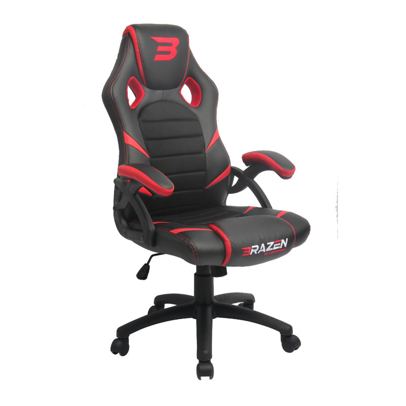 BraZen Puma PC Gaming Chair, Red