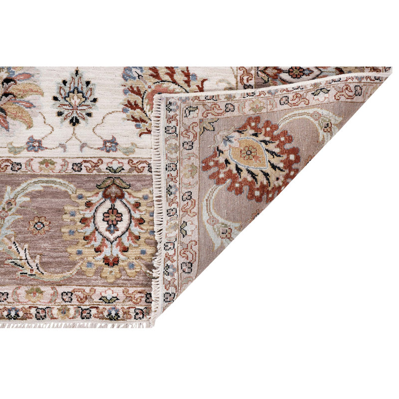 Hand Knotted Wool Oriental Area Rug, Rectangle 8' x 10'