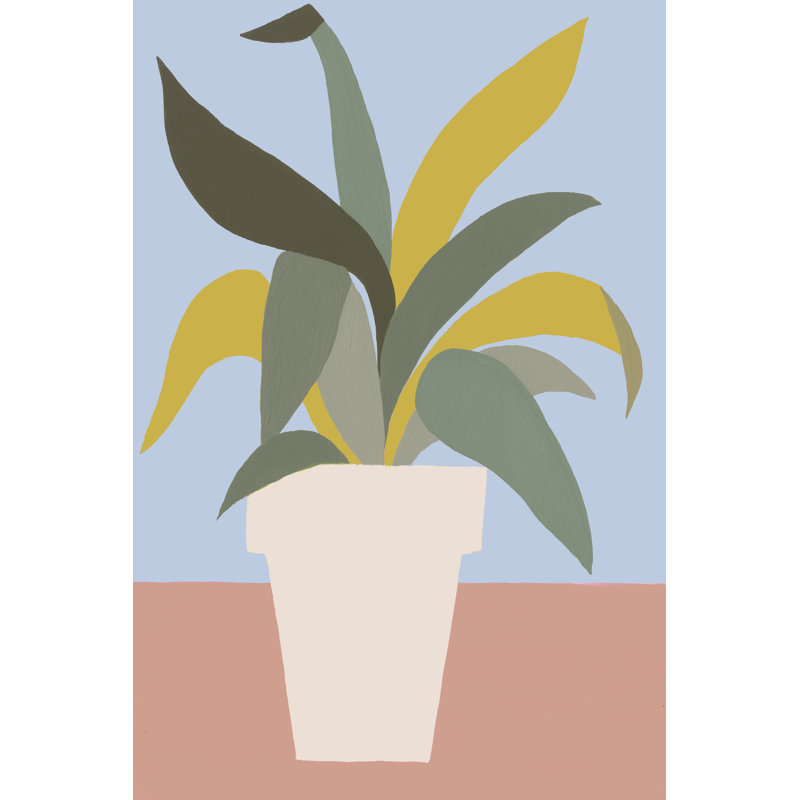 Ordinary Houseplant I by Regina Moore - Wrapped Canvas Painting, 76cm H x 51cm W
