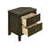 2-drawer Nightstand Bedside Table Dark Cocoa