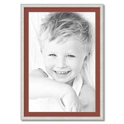 Wood Matte Picture Frame with Mat
