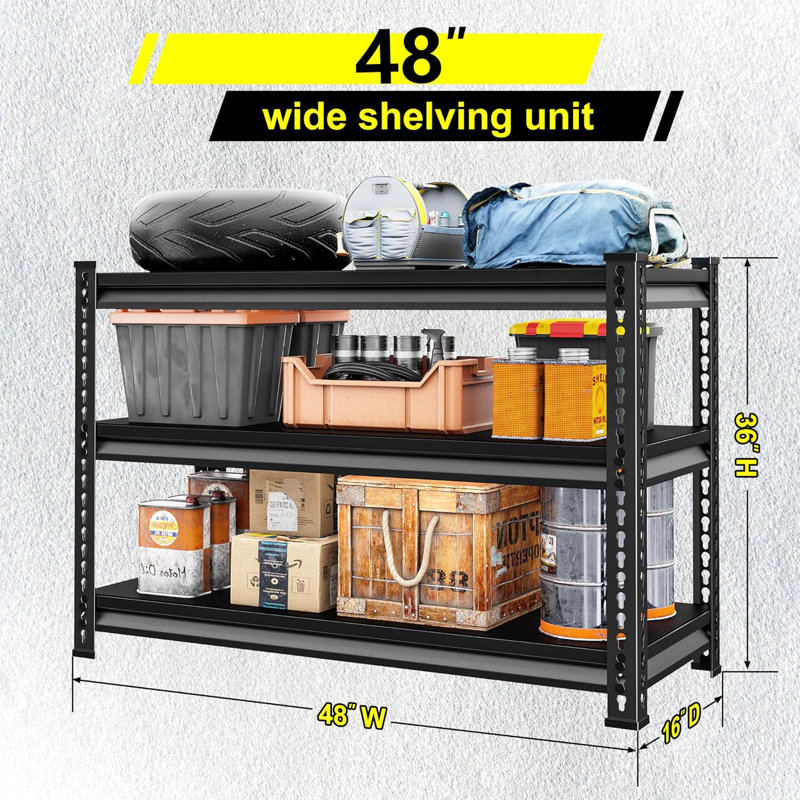 Tablettes de garage robustes