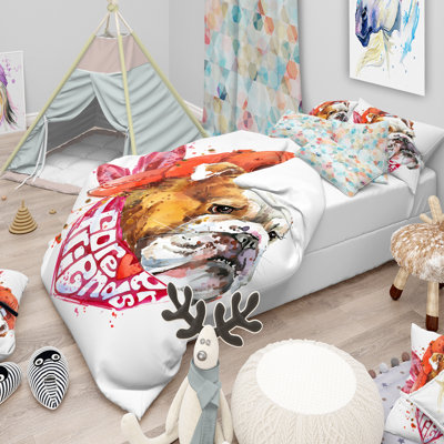 Ensemble de housse de couette moderne et contemporaine