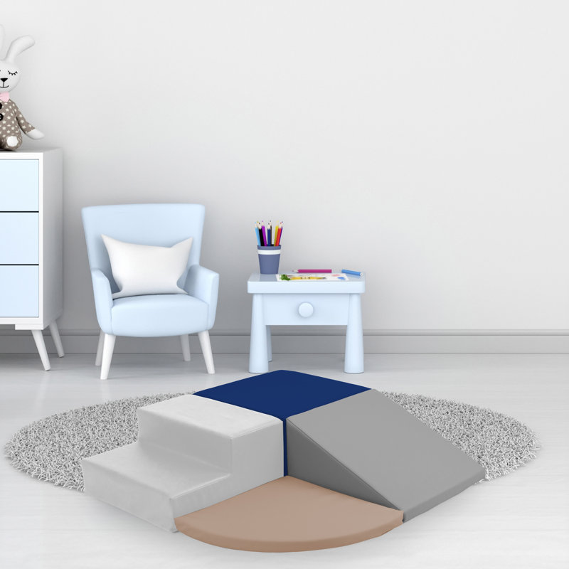 Tapis d'escalier First Steps Playtime - bleu marine neutre, Marine